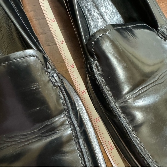 PRADA LOAFERS black patent leather vintage 90s Y2K in size 35. GUC - Picture 2 of 15
